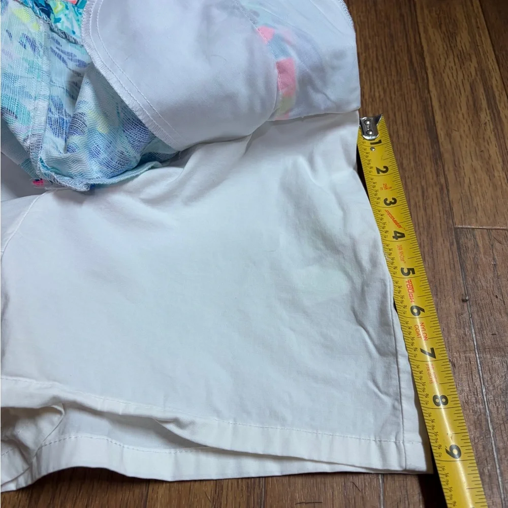 Lily Pulitzer Women's Sz  00Tennis Skort Pockets Scalloped Hem Stretch - Picture 6 of 8